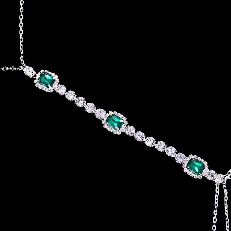Crystal Tassel Body Chain — Statement Festival & Beach Jewellery