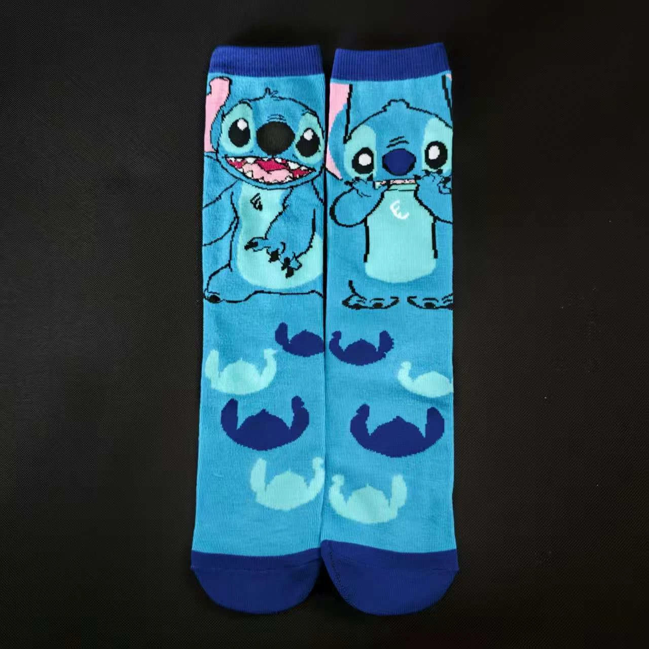 Stitch Cartoon 3D Socks — Novelty Cotton Socks