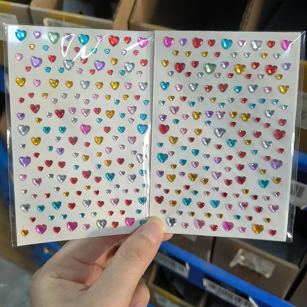 3D Heart Face Gems