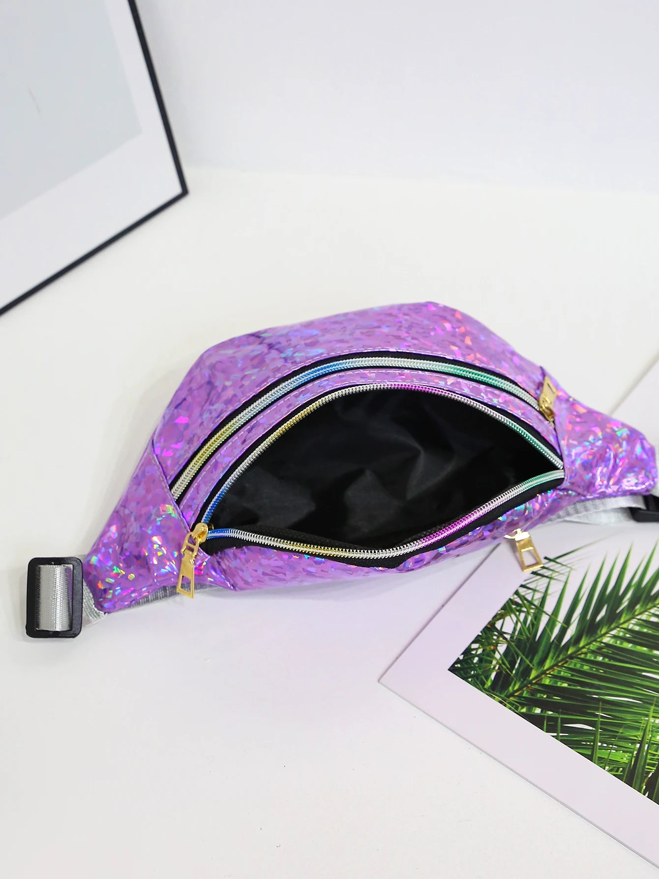 Holographic Bum Bag — Festival Belt Bag & Chest Bag
