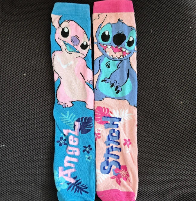 Stitch Cartoon 3D Socks — Novelty Cotton Socks