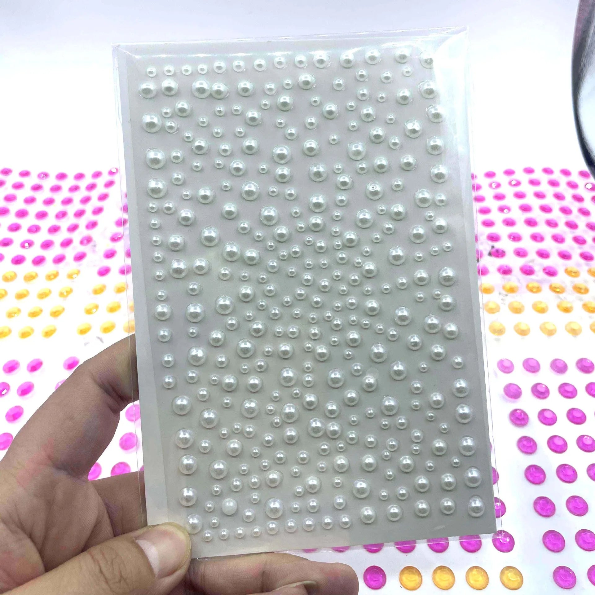 Gold Face Gems Rhinestone Stickers — Festival Glitter Rave Makeup