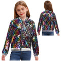 Sequin Bomber Jacket — Kids Hip Hop Dance & Festival Outerwear