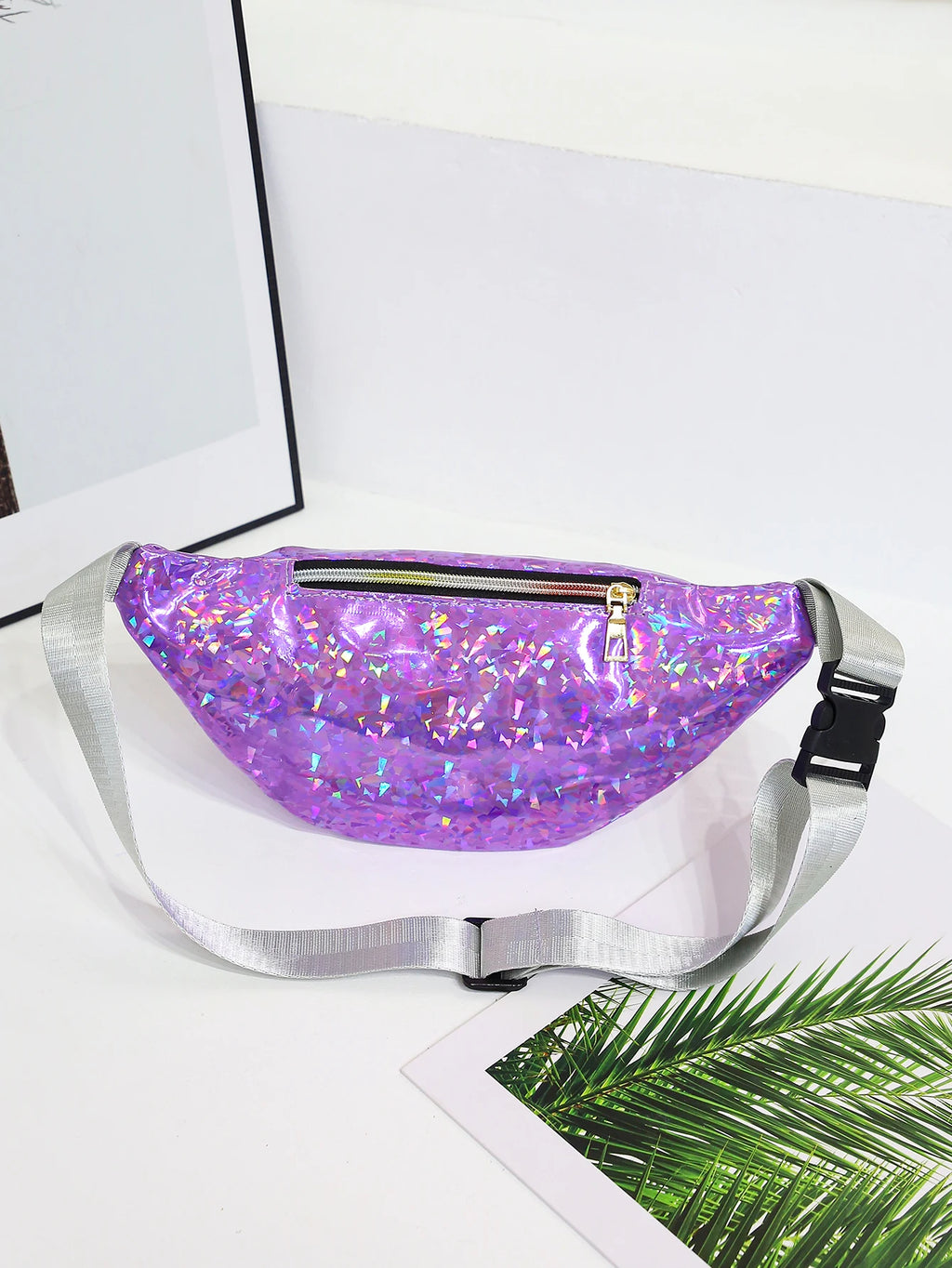 Holographic Bum Bag — Festival Belt Bag & Chest Bag