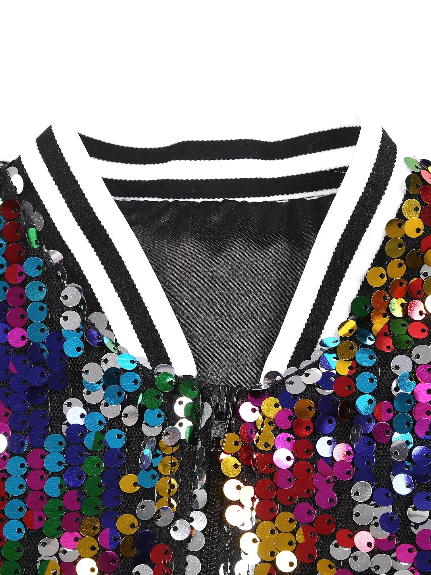Sequin Bomber Jacket — Kids Hip Hop Dance & Festival Outerwear