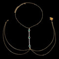 Crystal Tassel Body Chain — Statement Festival & Beach Jewellery