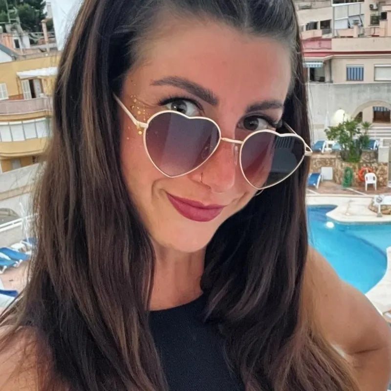 Polarised Heart Sunglasses — UV400 Festival & Holiday Shades