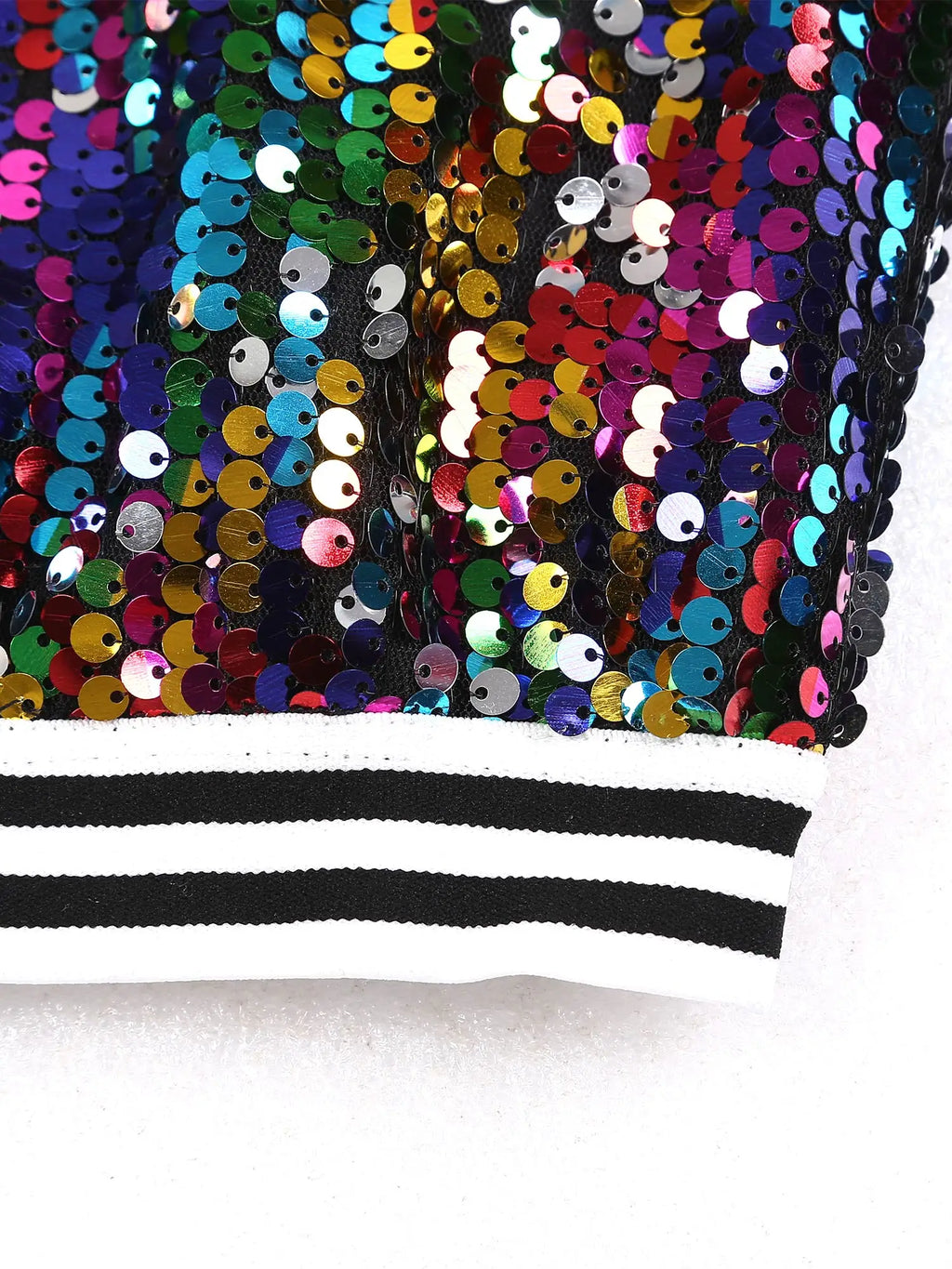 Sequin Bomber Jacket — Kids Hip Hop Dance & Festival Outerwear