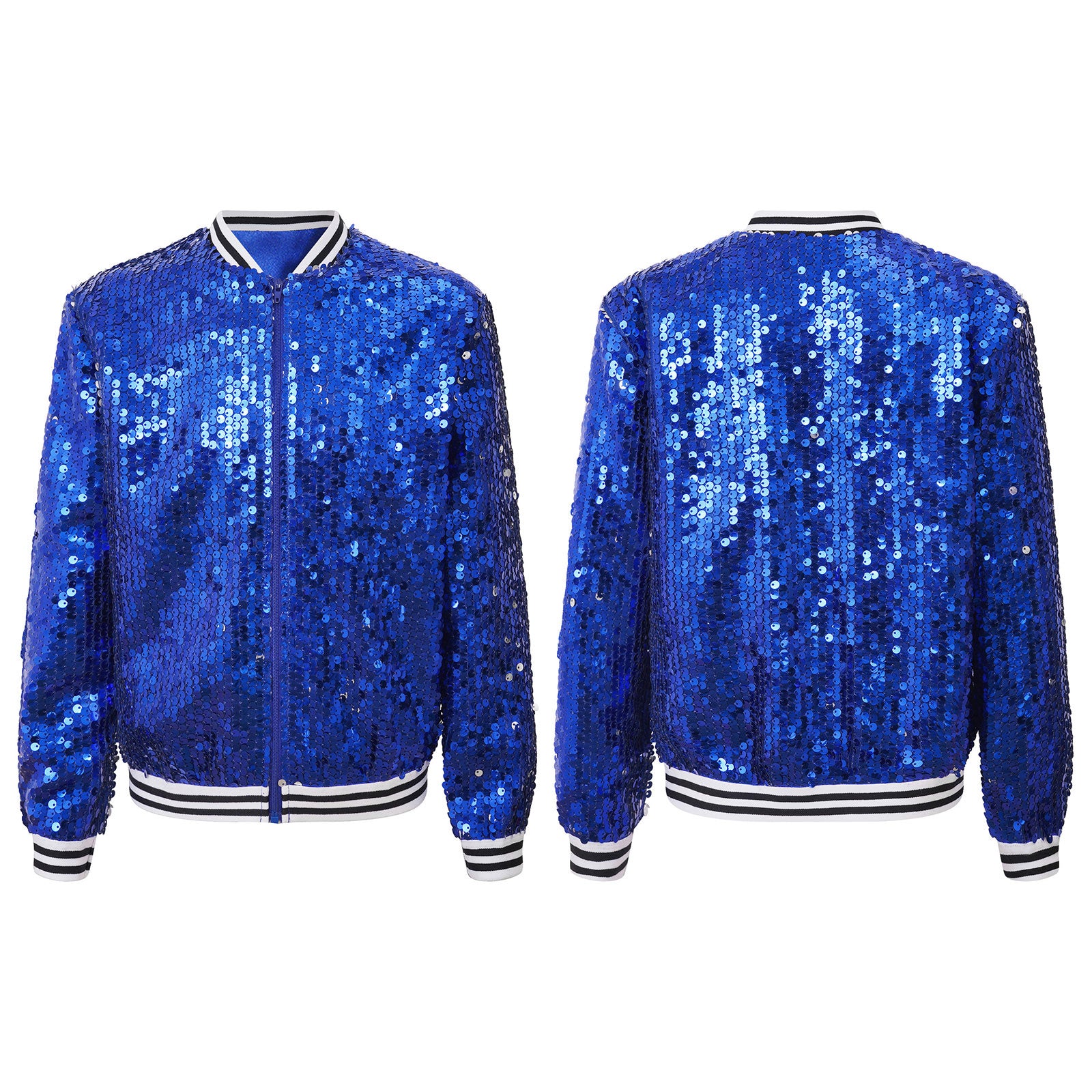 Sequin Bomber Jacket — Kids Hip Hop Dance & Festival Outerwear