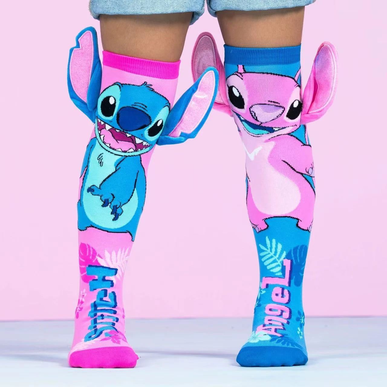 Stitch Cartoon 3D Socks — Novelty Cotton Socks
