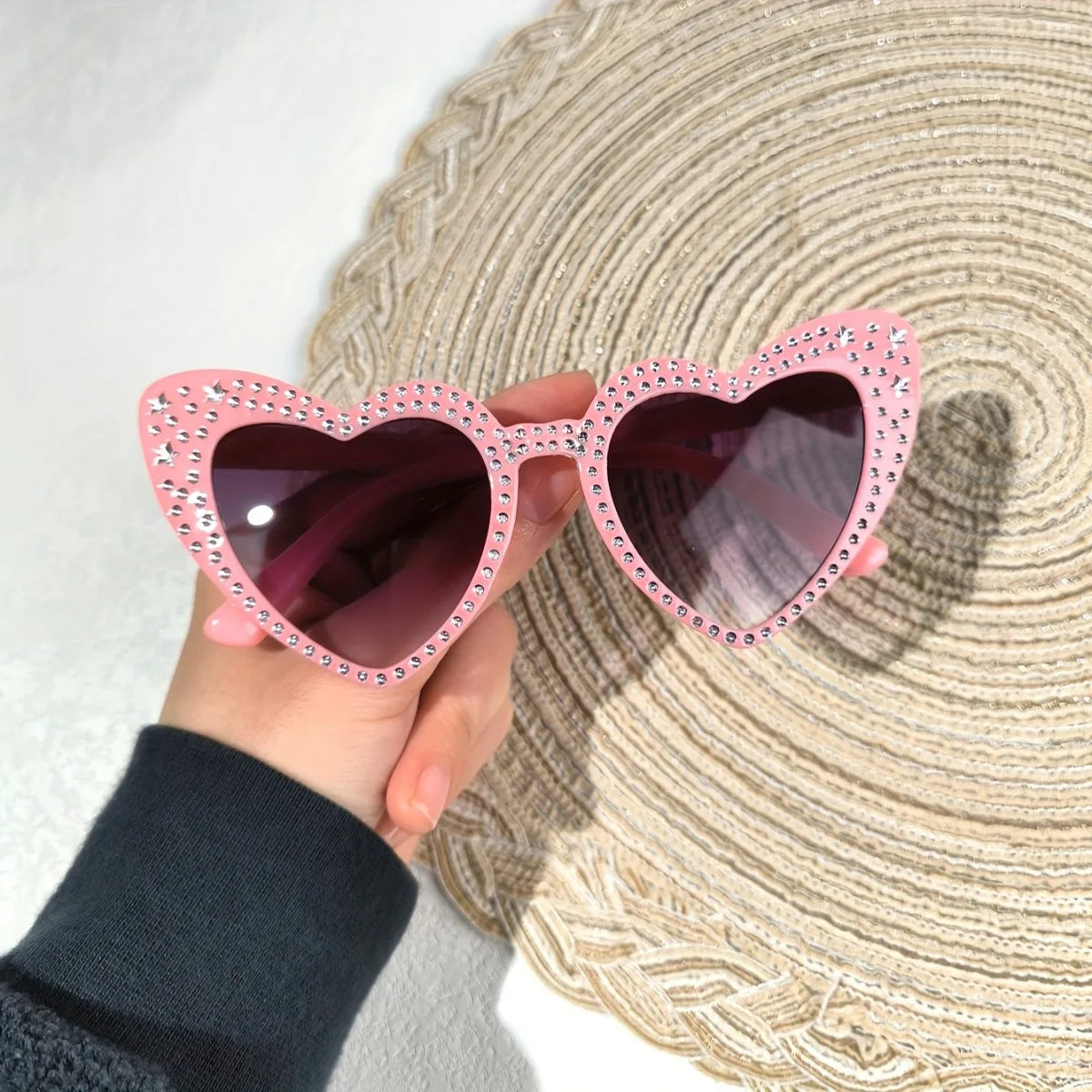 Star & Heart Party Sunglasses — Retro Novelty Festival Glasses