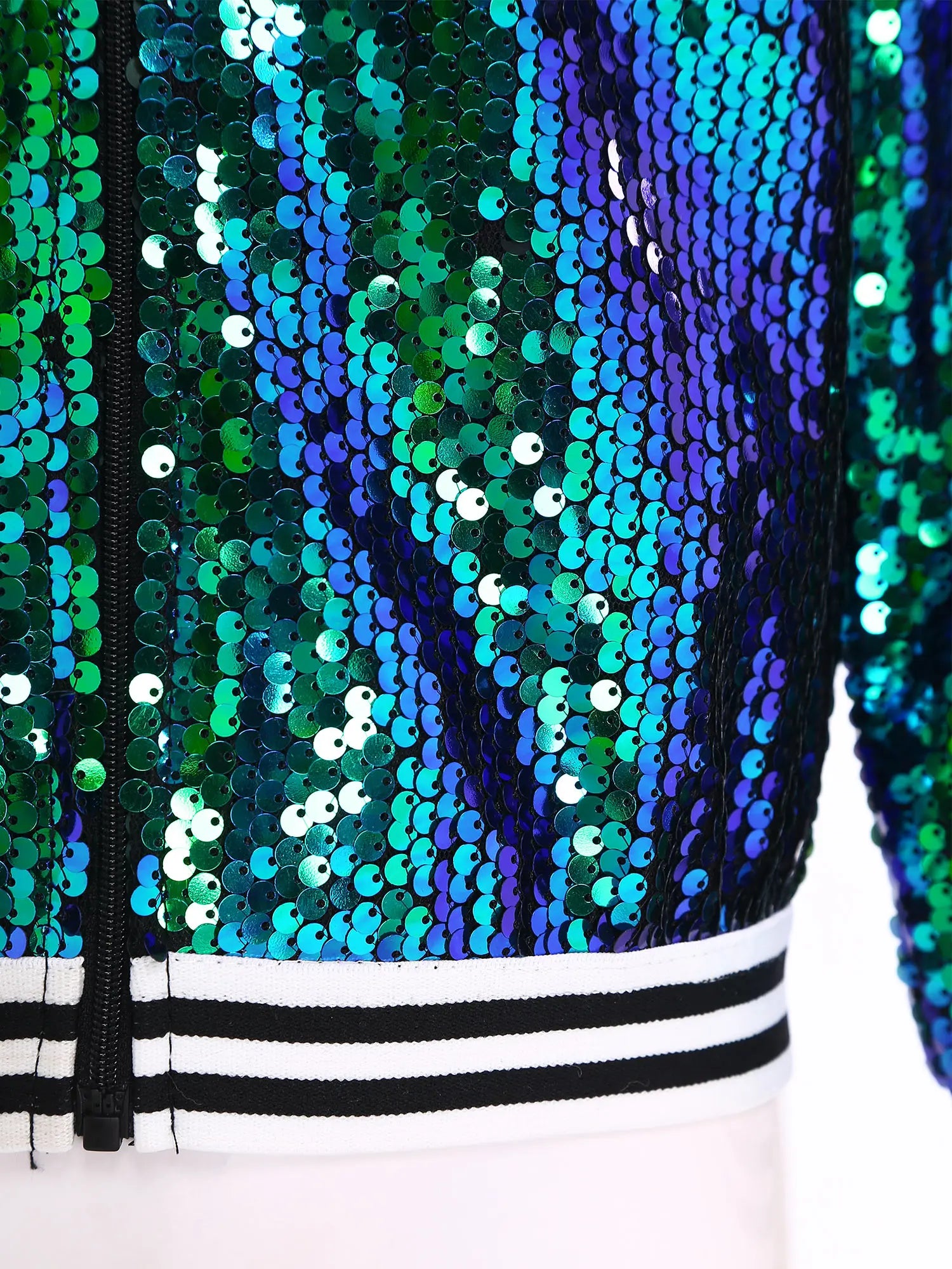 Sequin Bomber Jacket — Kids Hip Hop Dance & Festival Outerwear