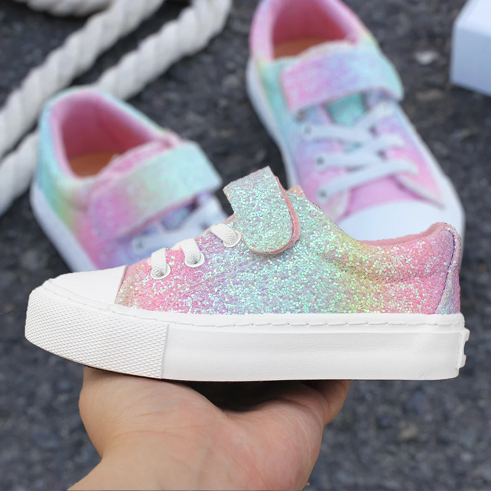 Kids Velcro Board Shoes — Lightweight Breathable Party & School Trainers