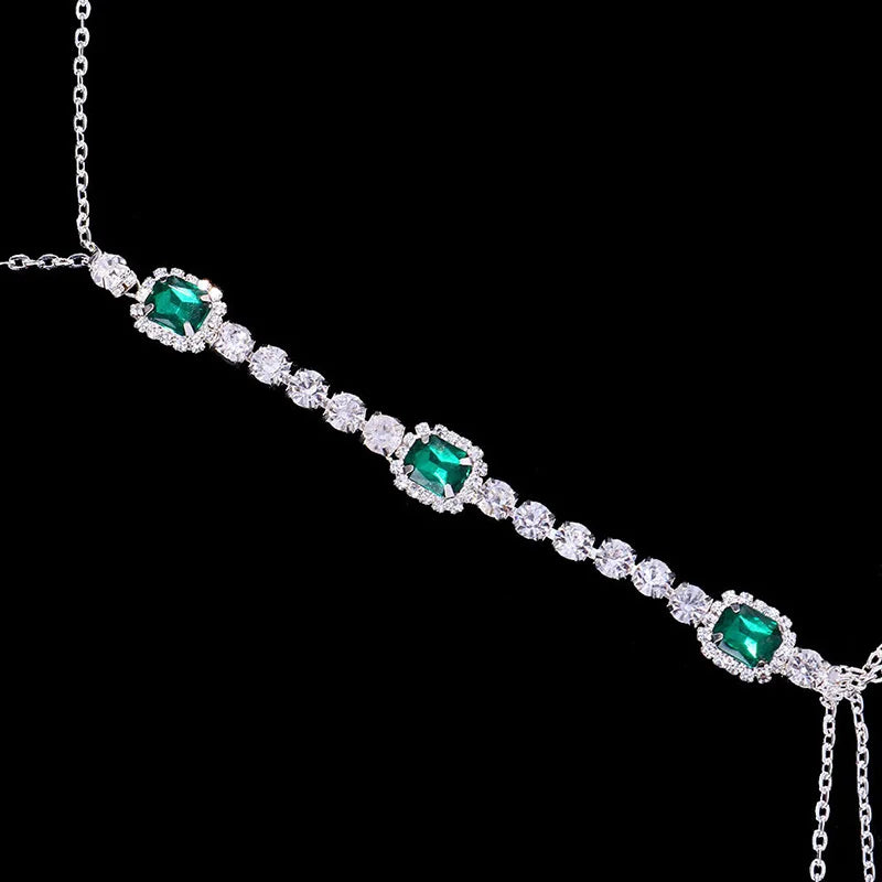 Crystal Tassel Body Chain — Statement Festival & Beach Jewellery